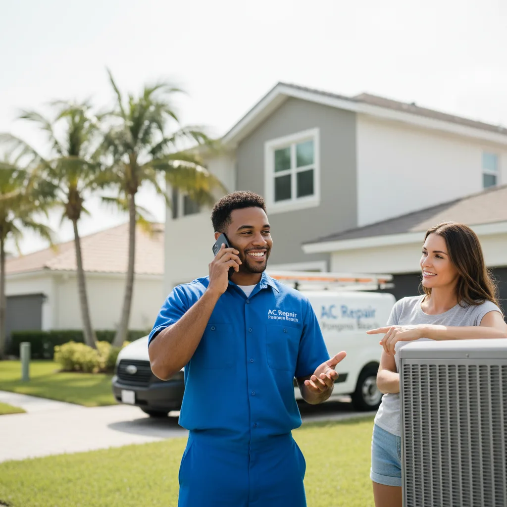 AC Repair Pompano Beach customer support in Royal Palm Beach